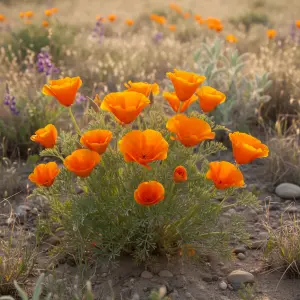 Eschscholzia californica 'Orange King'