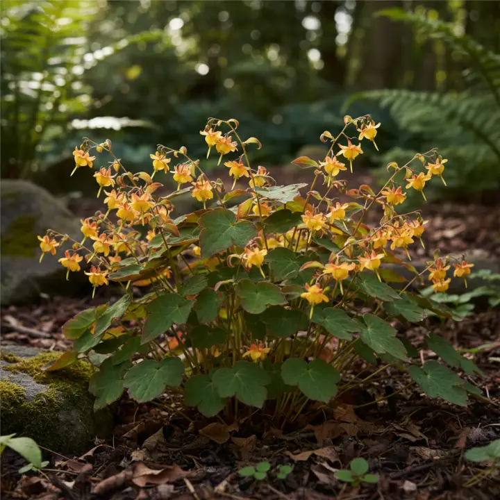 Epimedium × warleyense 'Amber Queen'