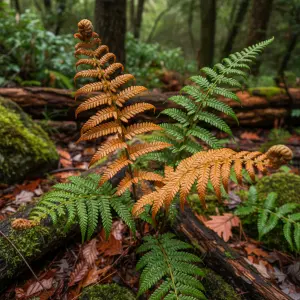 Dryopteris erythrosora 'Brilliance'