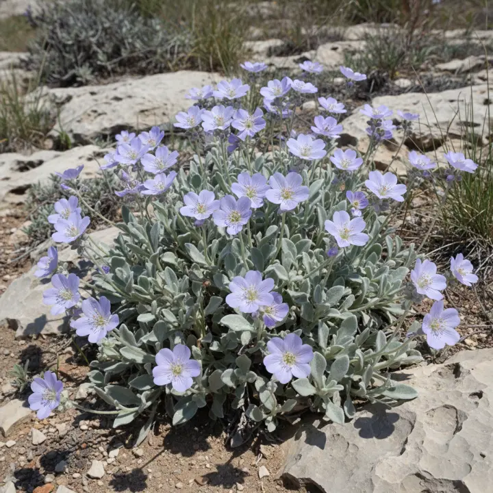 Lomelosia argentea
