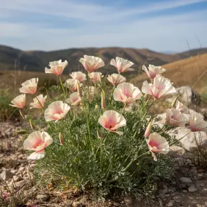 Eschscholzia californica 'Thai Silk Pink Champagne'