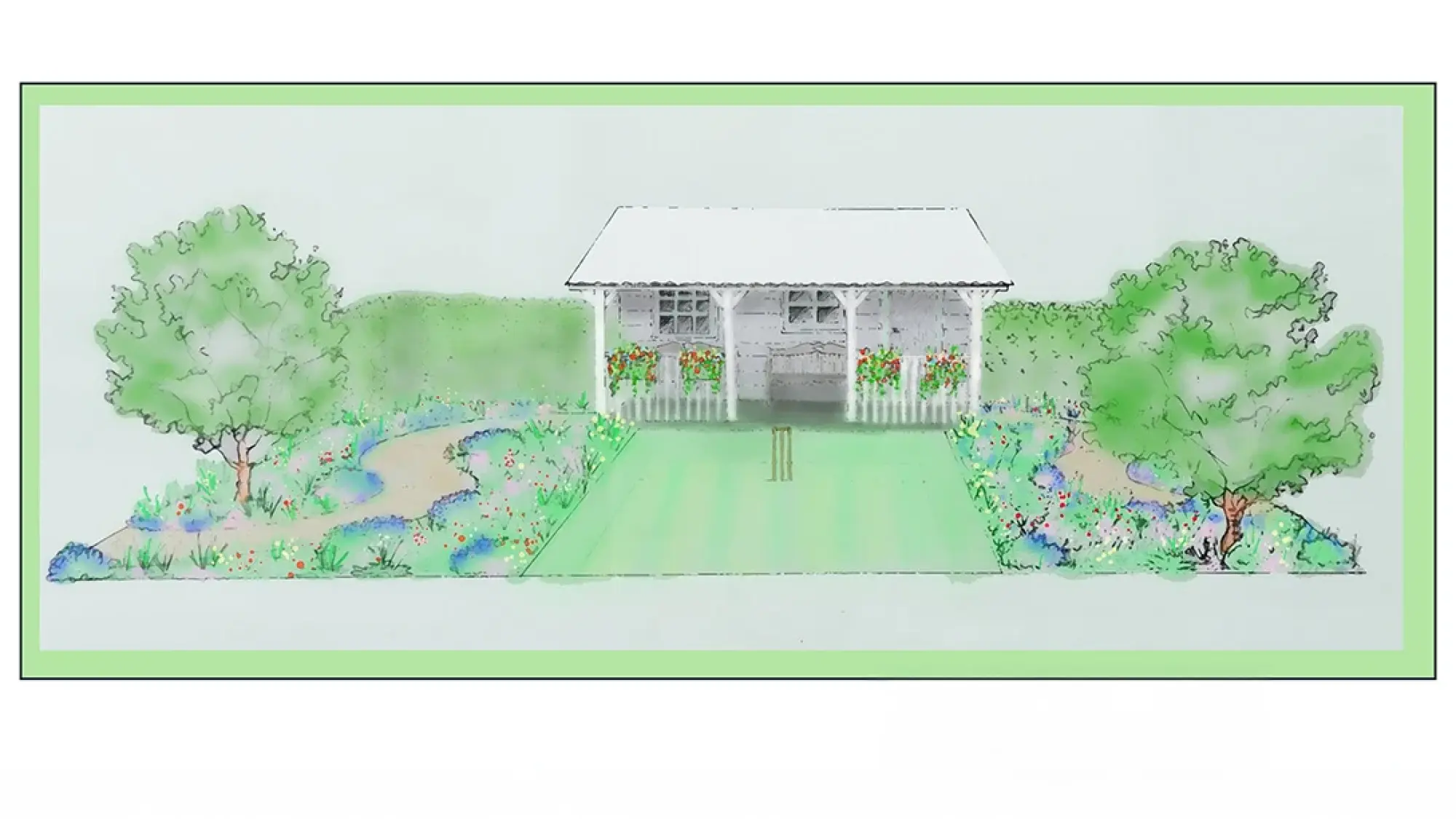 The Cricket Pavilion Garden