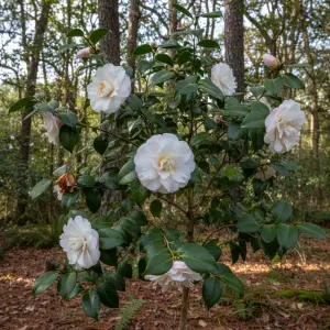 Camellia japonica 'Sarah Frost'