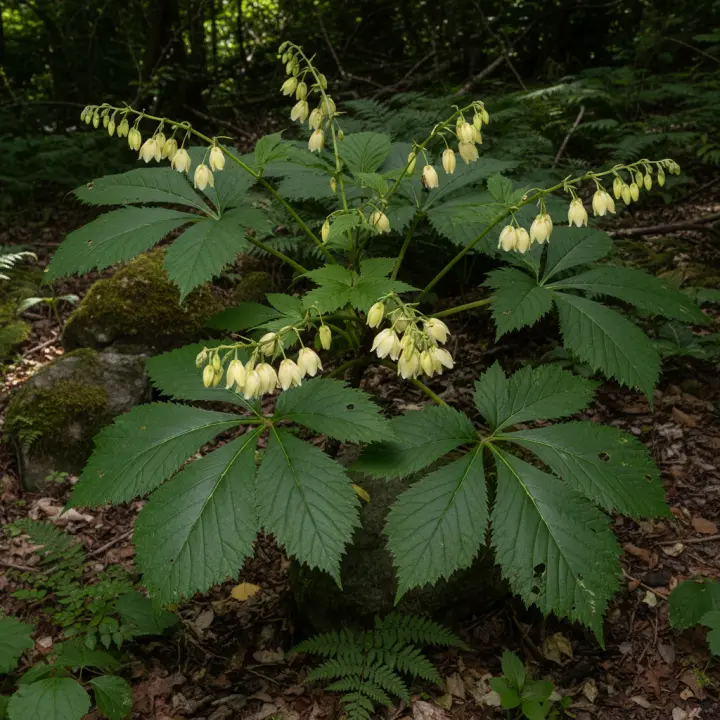 Kirengeshoma palmata