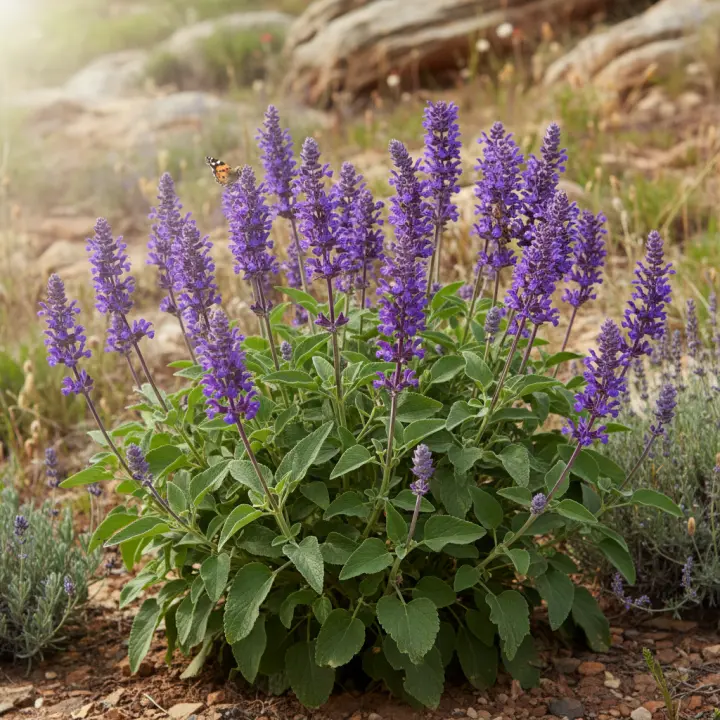 Salvia verticillata 'Purple Rain'