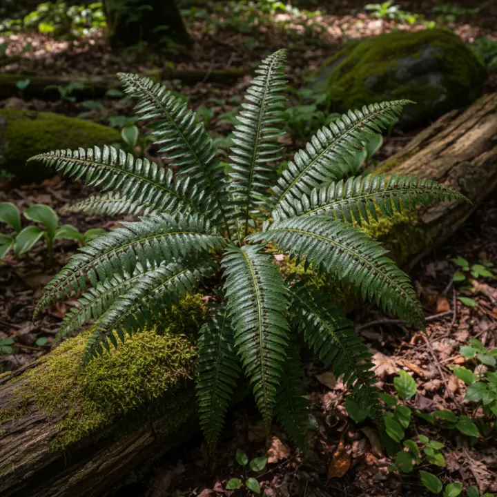 Polystichum polyblepharum