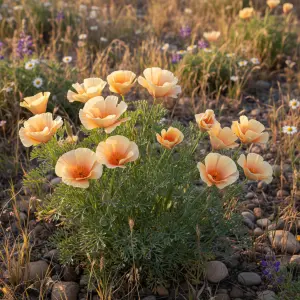 Eschscholzia californica 'Peach Sorbet'