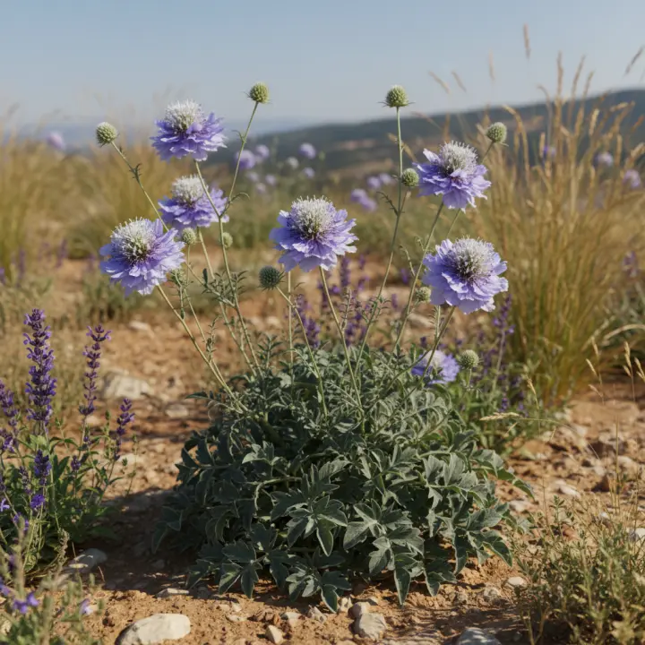 Scabiosa columbaria 'Mariposa Blue'
