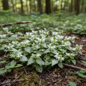 Lamium maculatum 'White Nancy'