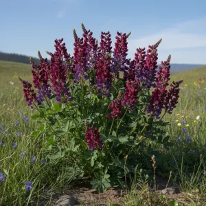 Baptisia australis 'Burgundy Blast'