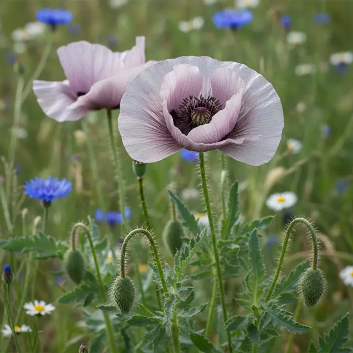 Papaver rhoeas 'Amazing Grey'