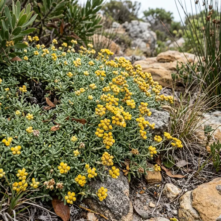 Helichrysum cymosum 'Golden Carpet'