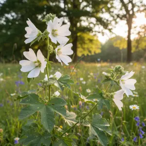 Malva moschata 'Alba'
