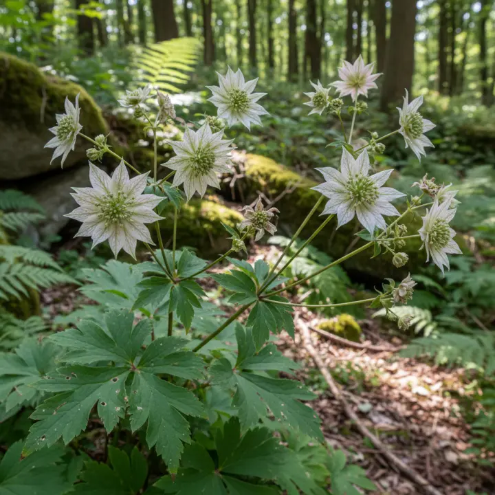 Astrantia major 'Sparkling Stars'