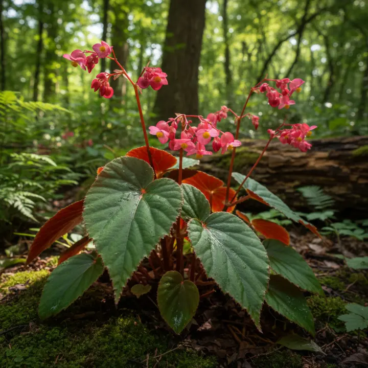 Begonia grandis 'Claret Jug'