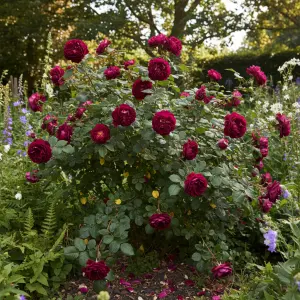 Rosa 'Tuscany Superb'