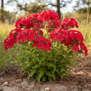 Phlox drummondii 'Coccinea'