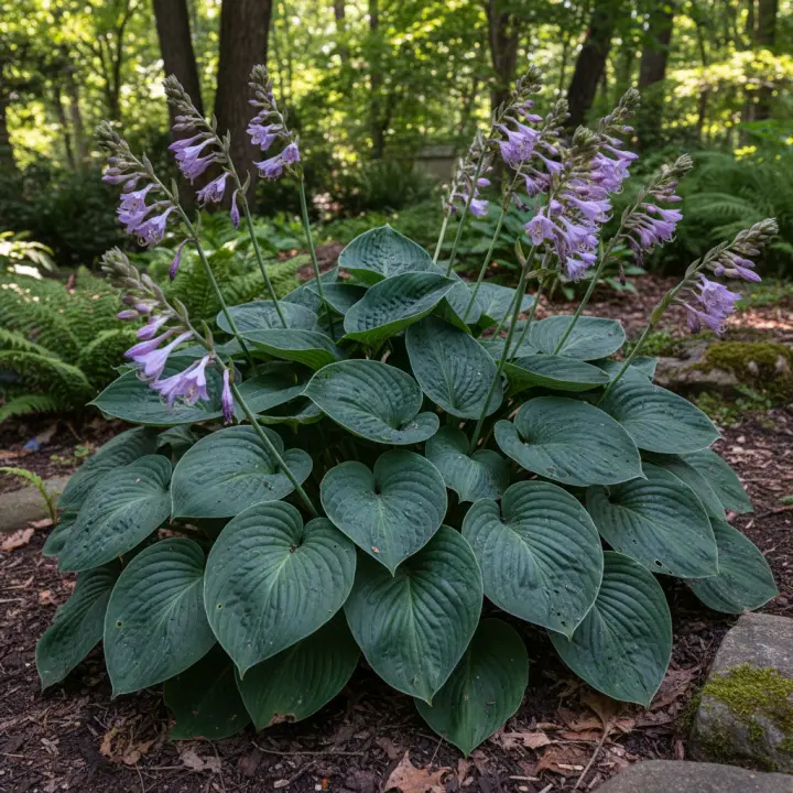 Hosta 'Purple Heart'