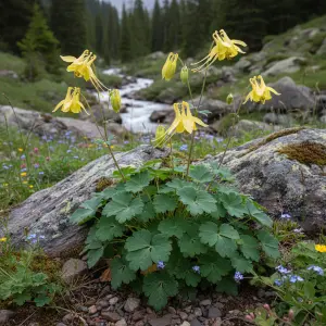 Aquilegia 'Yellow Queen'